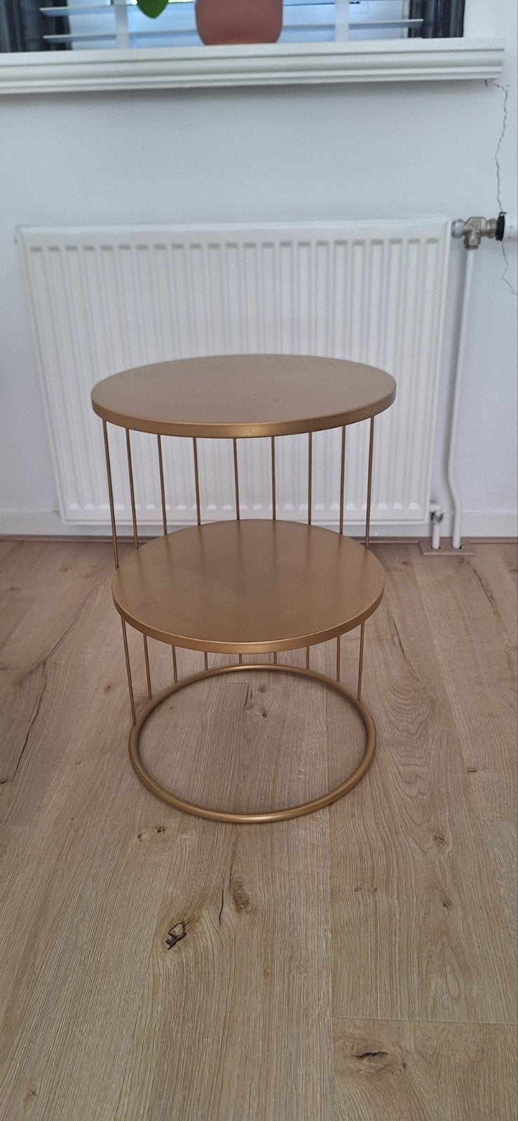 Leuke bijzettafel, Minder dan 55 cm, Gebruikt, Rond, Ophalen