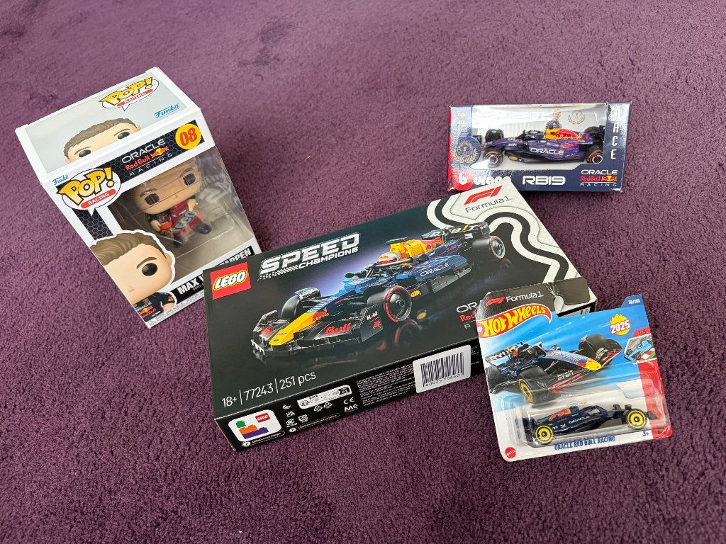 Max Verstappen pakket ( LEGO / Hot Wheels / Burago / Funko ), Ophalen of Verzenden, Nieuw, Formule 1