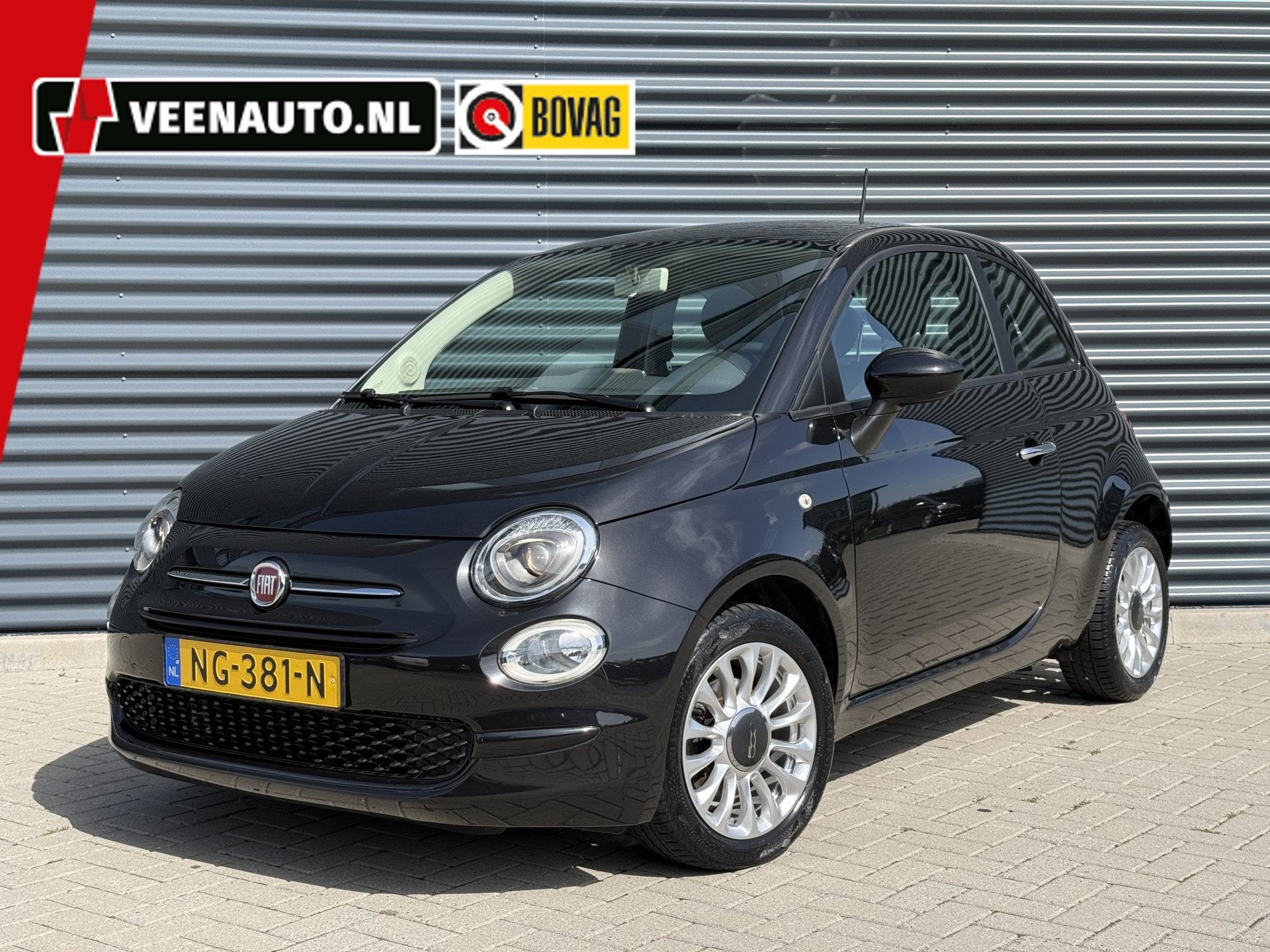 Fiat 500 0.9 TwinAir Turbo Popstar (bj 2017), Auto's, Voorwielaandrijving, Stof, Gebruikt, Origineel Nederlands