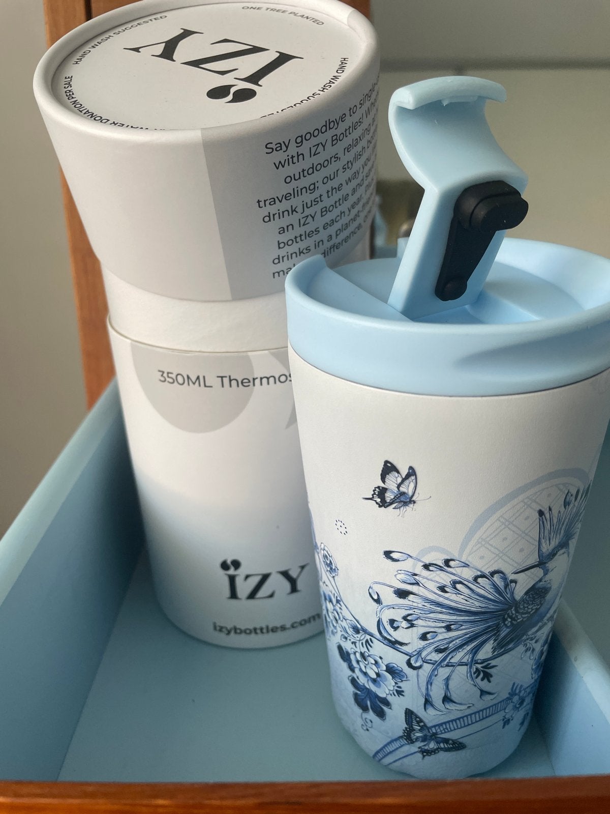 Izy Bottles Thermobeker 350ML - Diverse Designs, Overige typen, Nieuw, Ophalen of Verzenden, Metaal