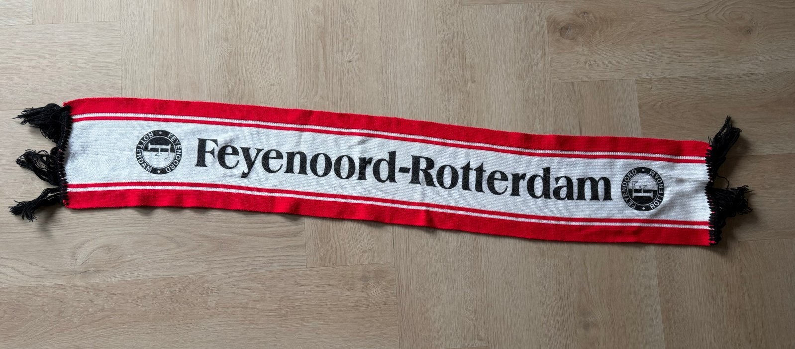 Oude Feyenoord sjaal, Ophalen of Verzenden, Zo goed als nieuw, Feyenoord, Vaantje of Sjaal