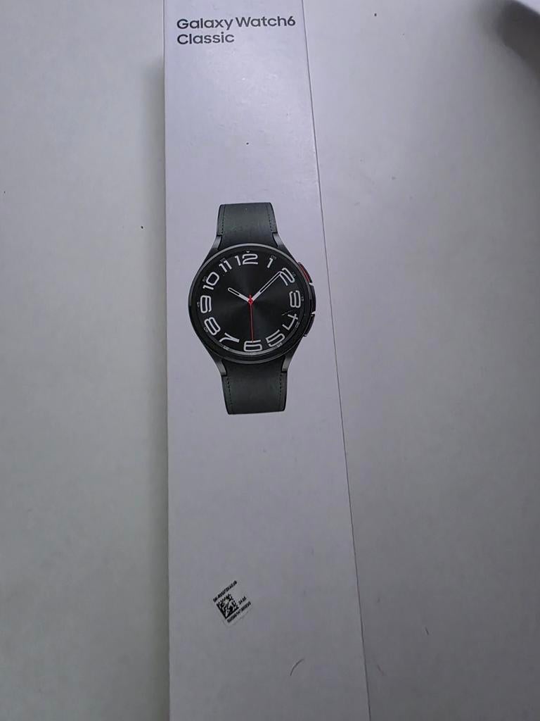 Samsung watch 6 classic, Sieraden, Tassen en Uiterlijk, Smartwatches, Ophalen, Zo goed als nieuw, Zwart, Android