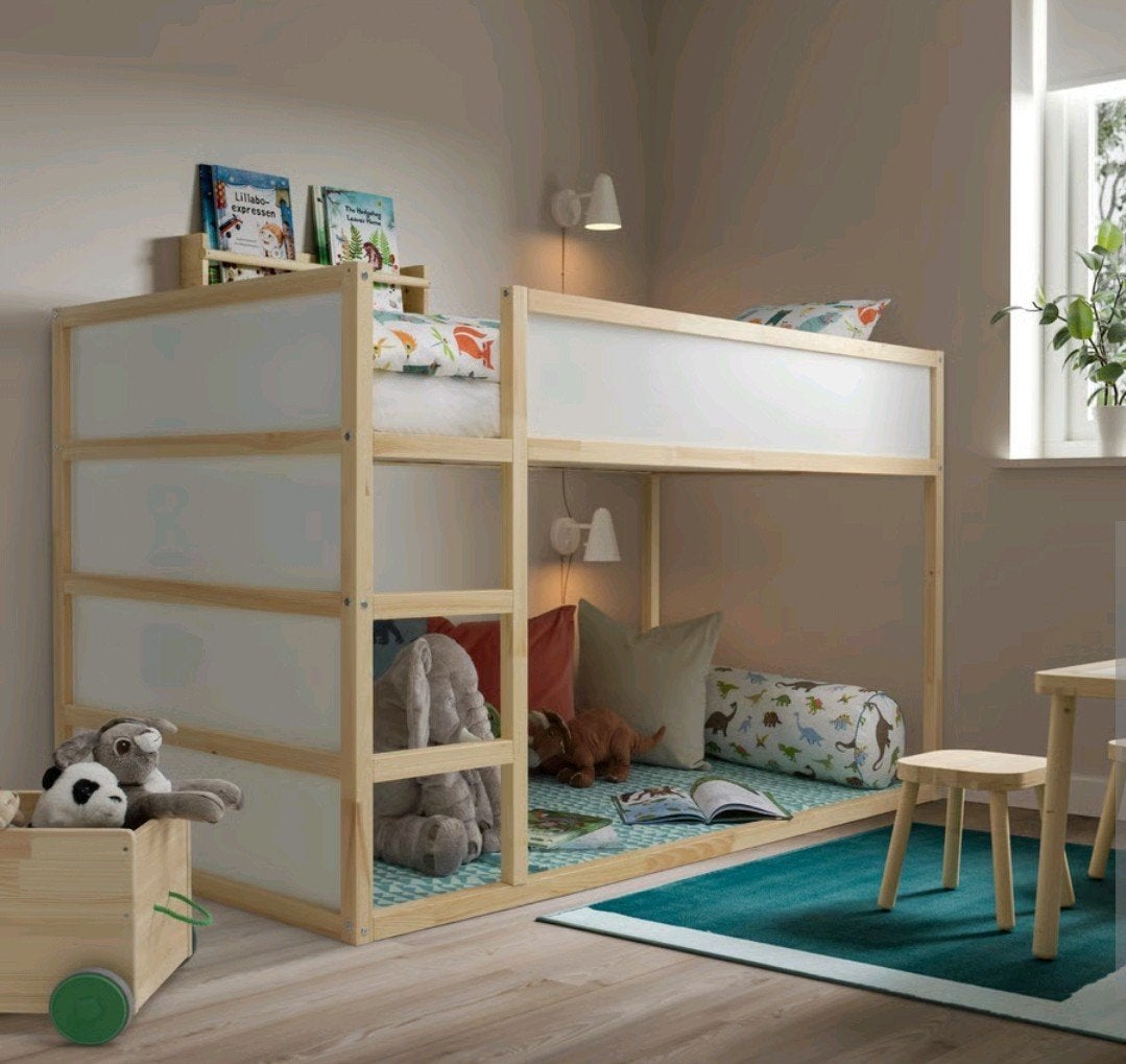 Ikea Kura keerbaar bed 
Keerbaar bed, wit/, Huis en Inrichting, Ophalen, Gebruikt, Eenpersoons, 90 cm