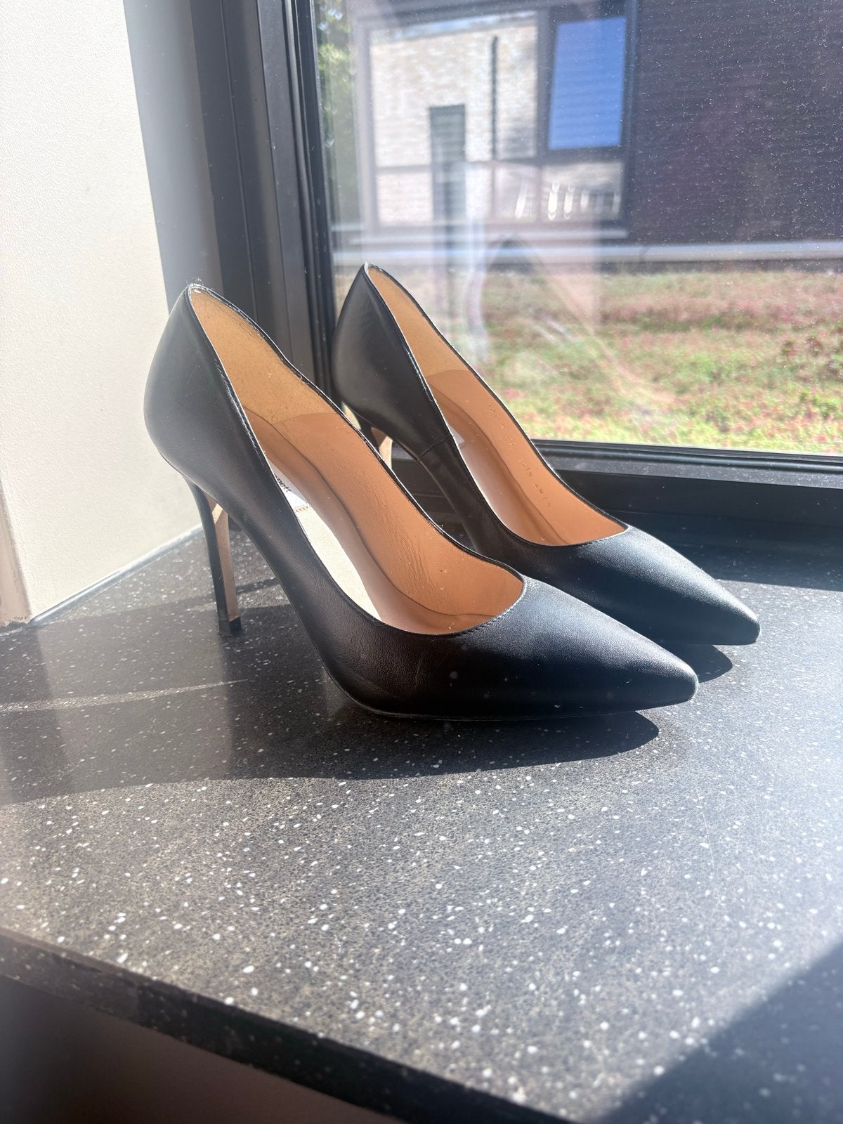 L.K. Bennett London Zwarte Pumps - Maat 38, Ophalen of Verzenden, Zo goed als nieuw, Zwart, Pumps