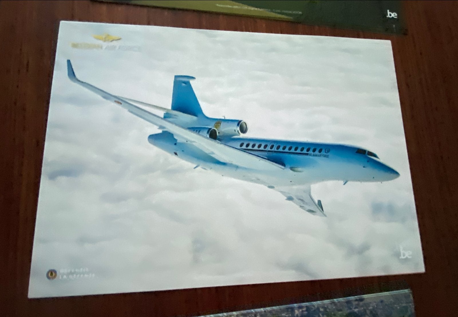 Serie posters Belgische Luchtmacht - Vliegtuigen en Helikopt, Verzenden, A4 of kleiner, Rechthoekig Liggend, Zo goed als nieuw