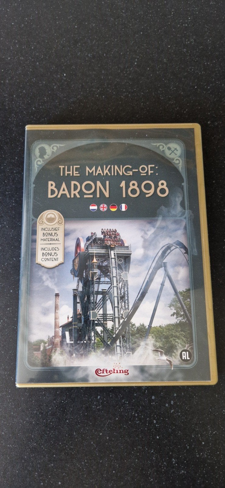 The Making-Of: Baron 1898 Efteling DVD, Alle leeftijden, Inclusief doosje, Zo goed als nieuw, Ophalen of Verzenden