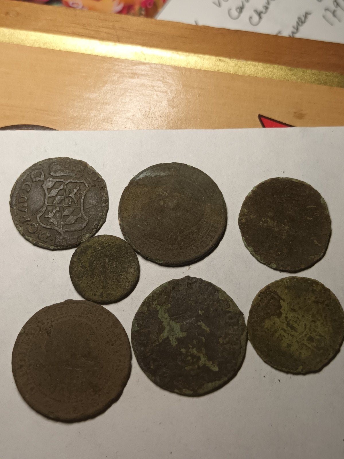 Lot 7 stuks met halve cent, Verzenden, Koningin Wilhelmina, Overige waardes