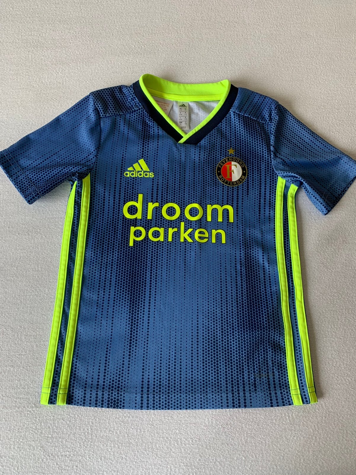 Feyenoord shirt. Maat 110, Maat XS of kleiner, Ophalen of Verzenden, Zo goed als nieuw, Shirt