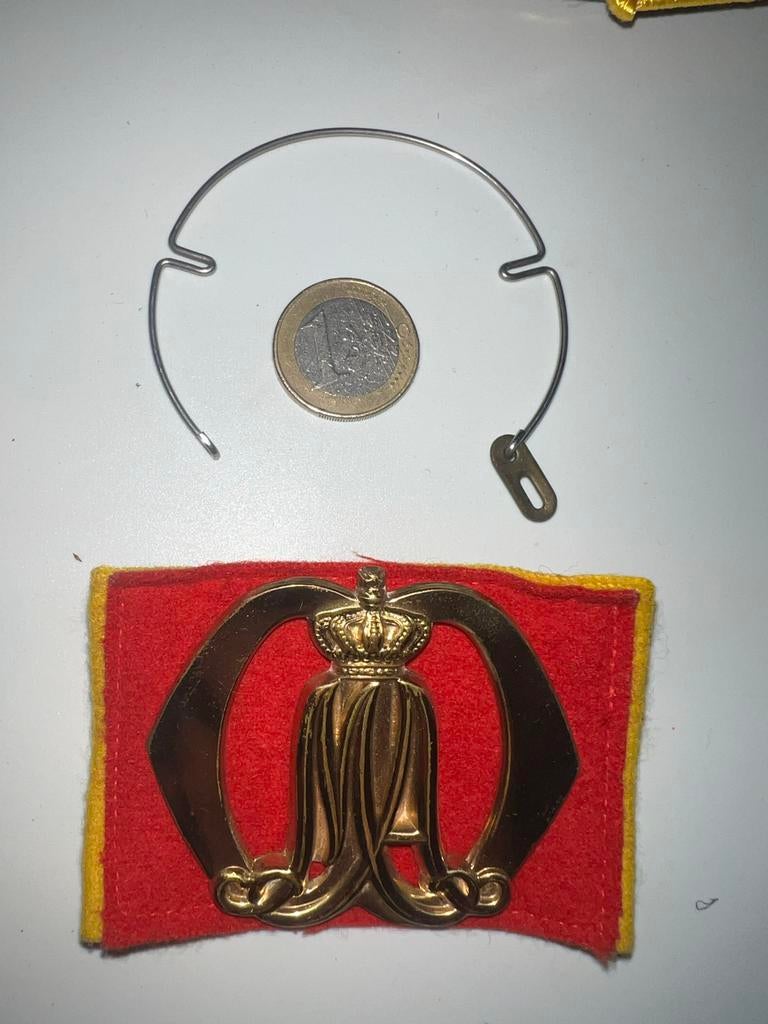 Baret embleem Militaire Academie KMA (Cap badge Military), Ophalen of Verzenden, Gebruikt