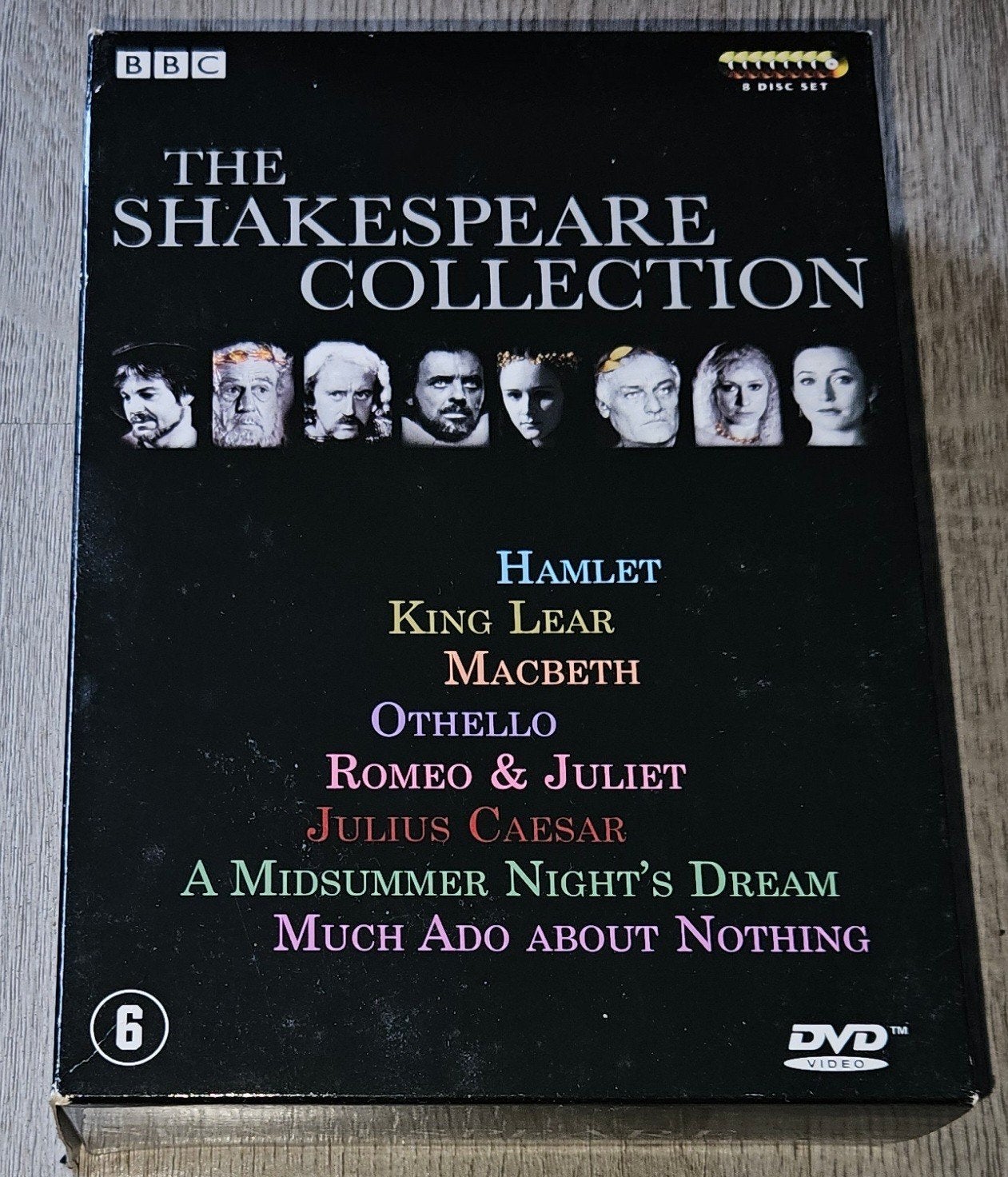 The Shakespeare Collection - 8 DVD Boxset, Nederlands, Overige genres, Ophalen of Verzenden, Vanaf 6 jaar