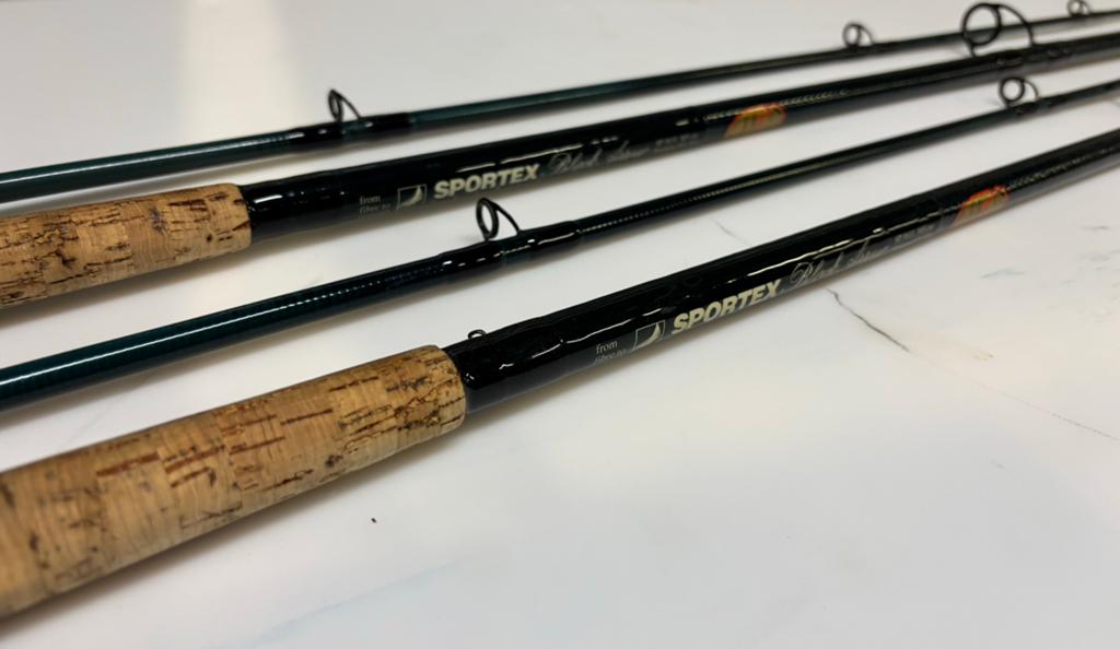 2x Sportex black arrow 3663 12ft 2.5lb - kurk- karperhengels, Watersport en Boten, Hengelsport | Karpervissen, Ophalen, Gebruikt