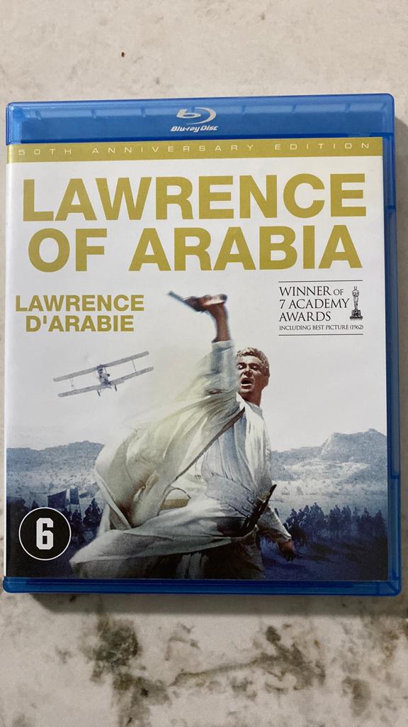 Lawrence of arabia blu ray NL versie, Cd's en Dvd's, Blu-ray, Ophalen of Verzenden, Zo goed als nieuw, Avontuur