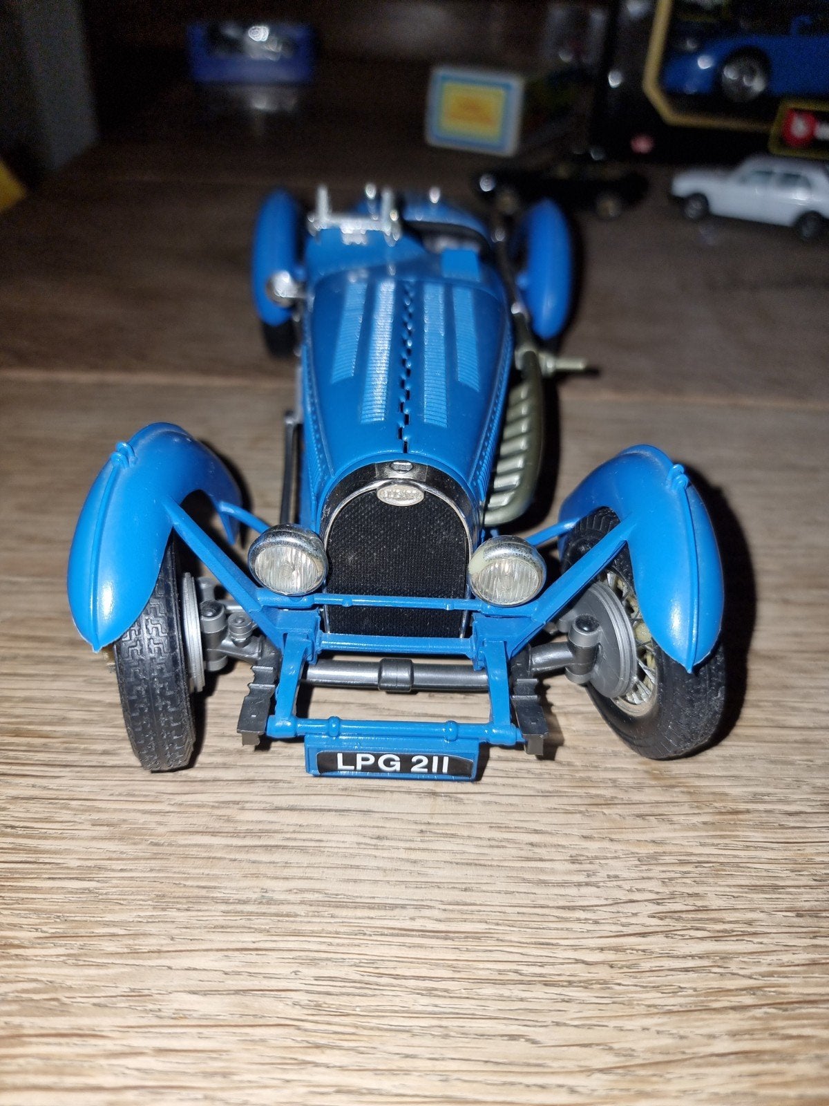 Burago Bugatti Type 59 1:18 - Zonder doos, raampje mist, Ophalen of Verzenden, Gebruikt, Bburago