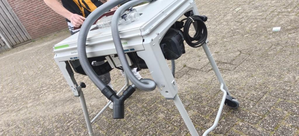 Festool TKS 80 EBS Sawstop Zaagtafel - Nieuwstaat, Doe-het-zelf en Verbouw, Gereedschap | Zaagmachines, Cirkelzaag, 70 mm of meer