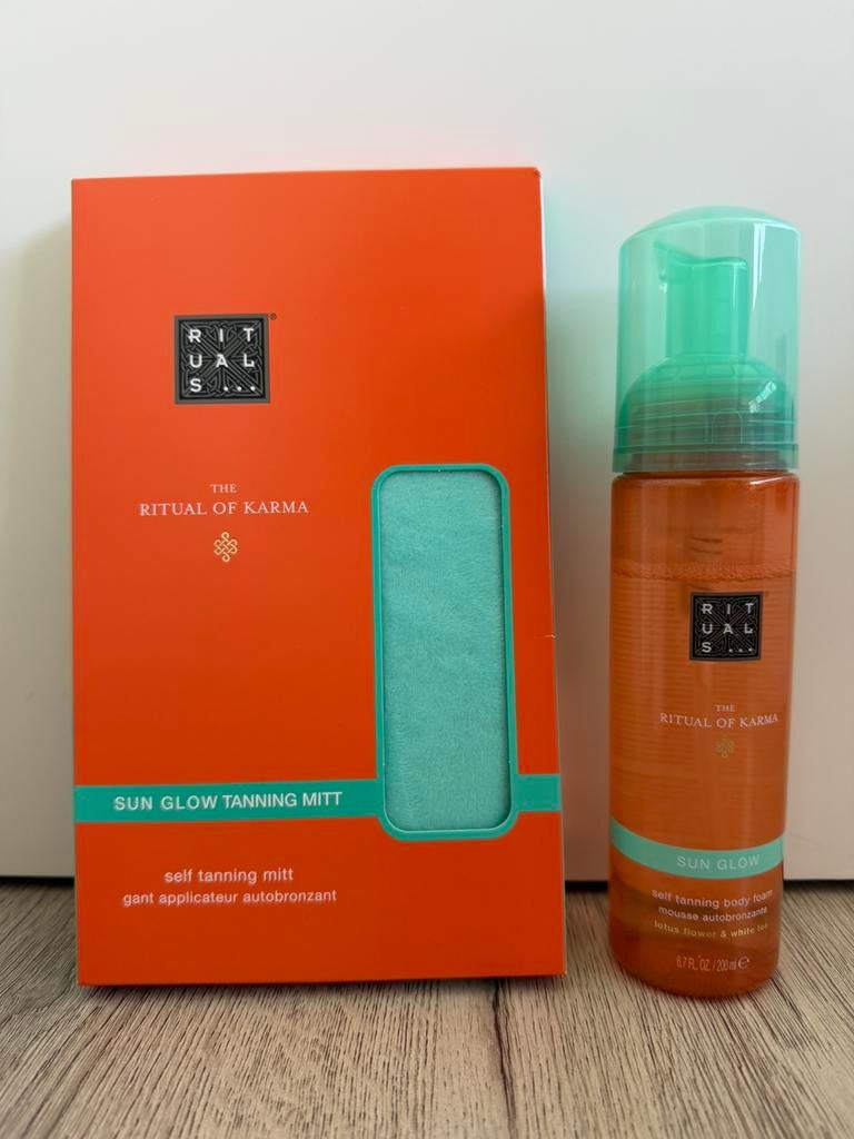 Rituals Karma tanning set, Ophalen, Zo goed als nieuw, Bad & Douche