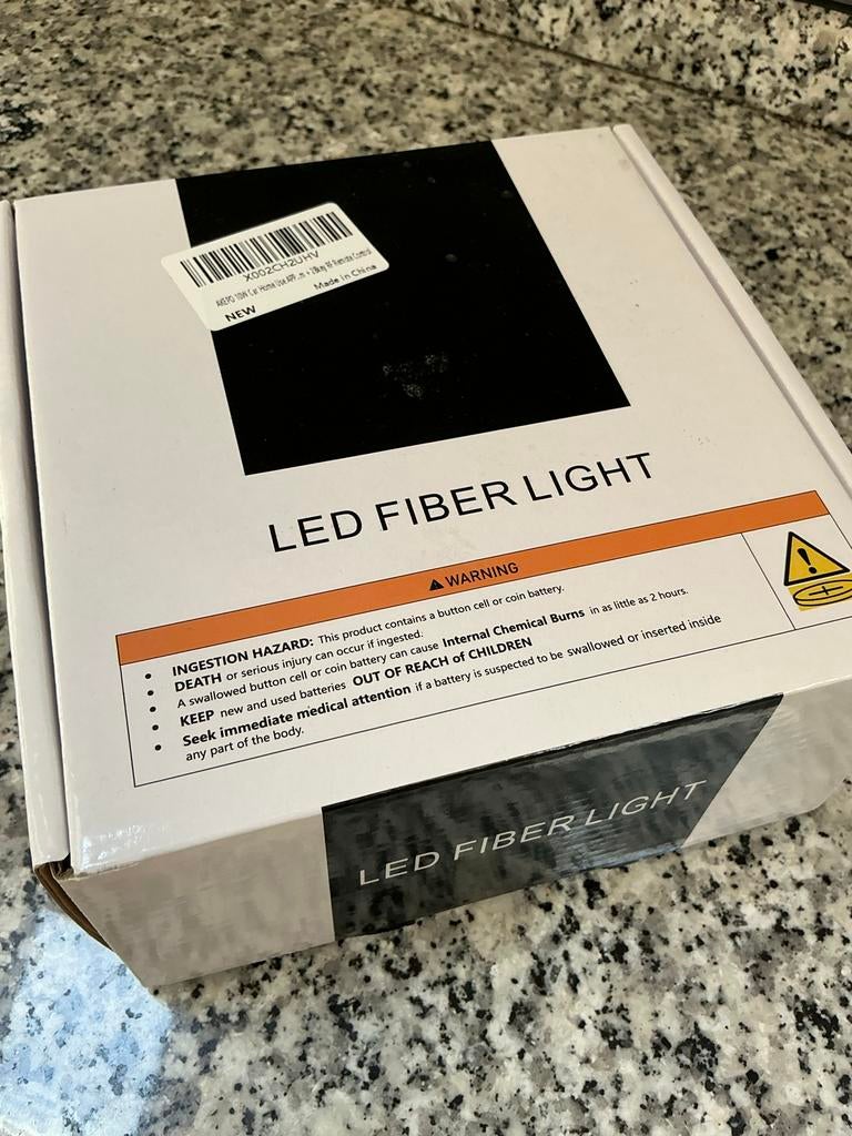 Nieuwe LED Glasvezel Lichtset met Afstandsbediening, Ophalen of Verzenden, Nieuw