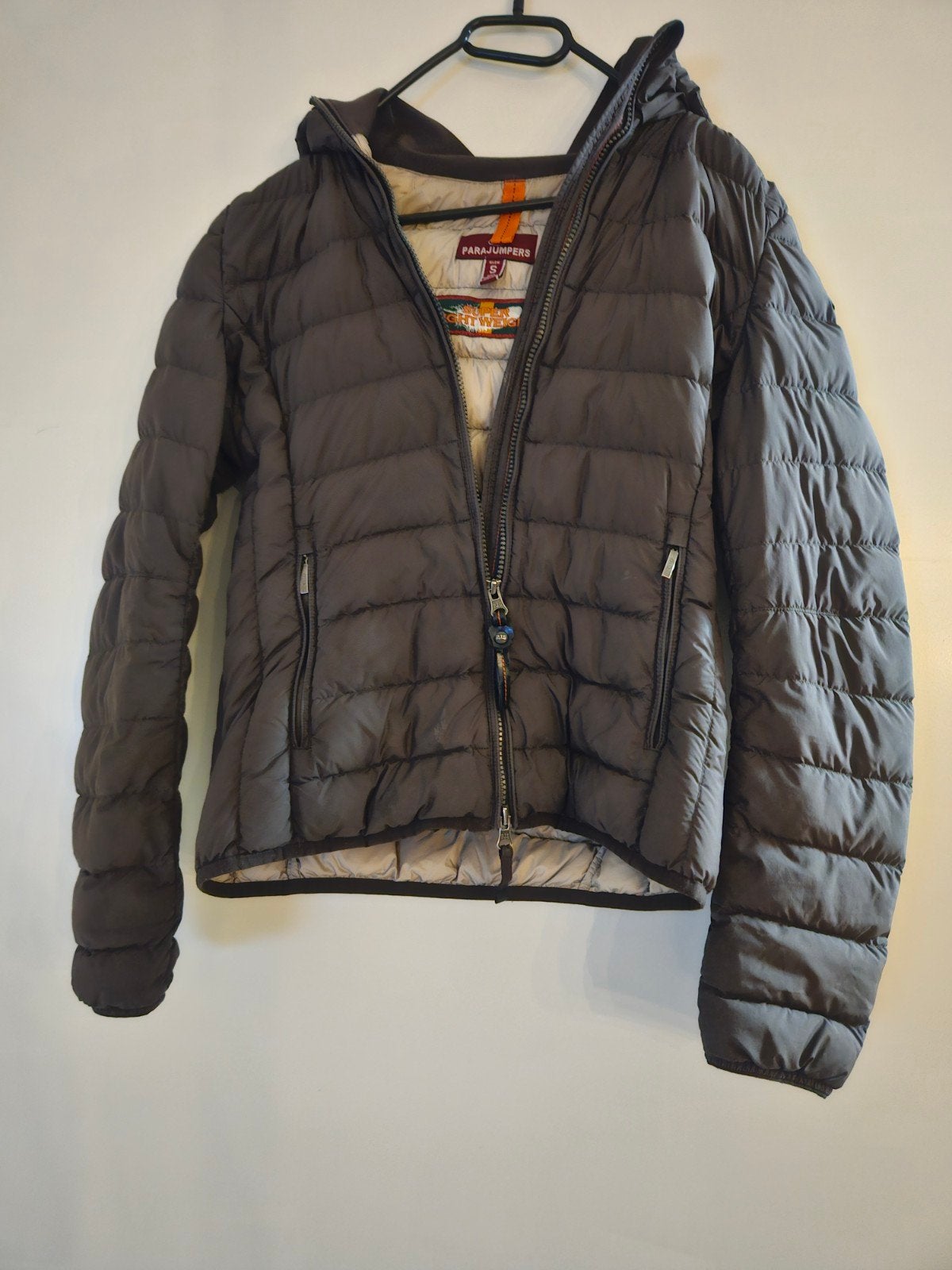 Parajumpers Dames Jas Maat S - Super Lightweight, Bruin, Maat 36 (S), Gedragen, Parajumpers