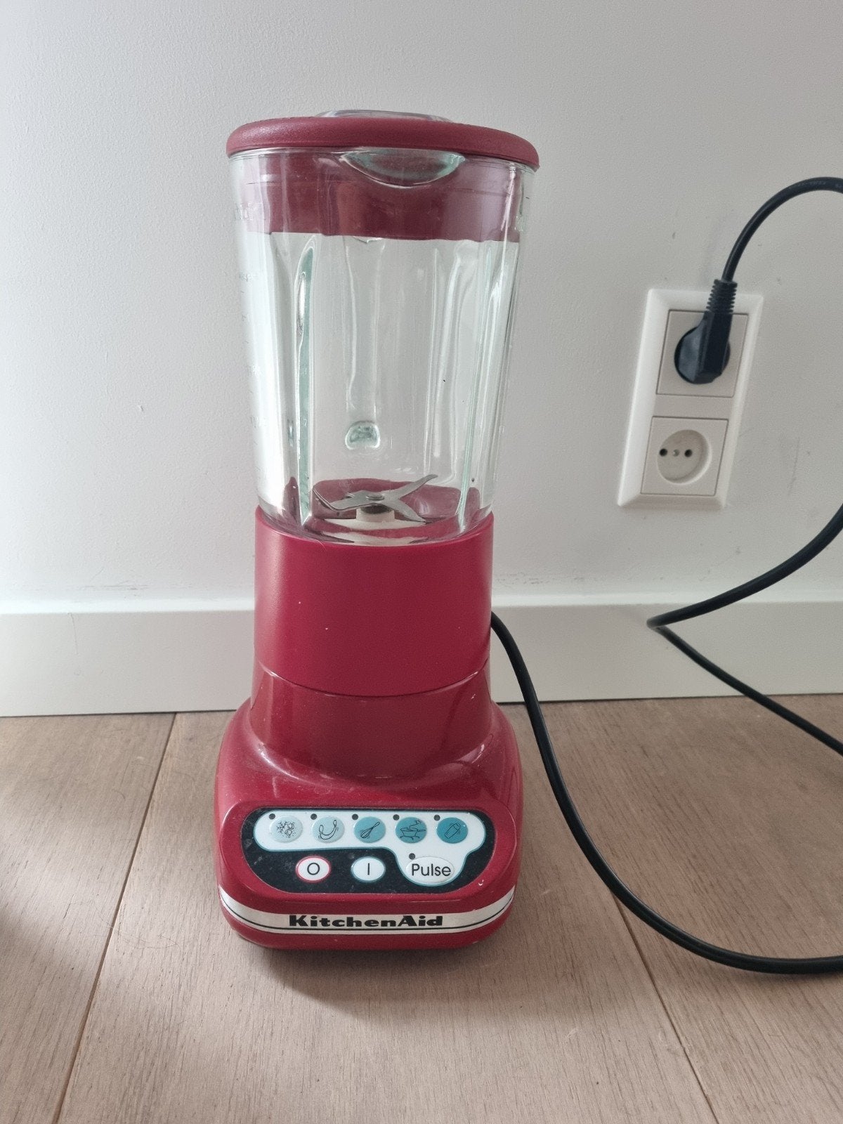 KitchenAid blender rood, Witgoed en Apparatuur, Blenders, Ophalen, Gebruikt, Blender
