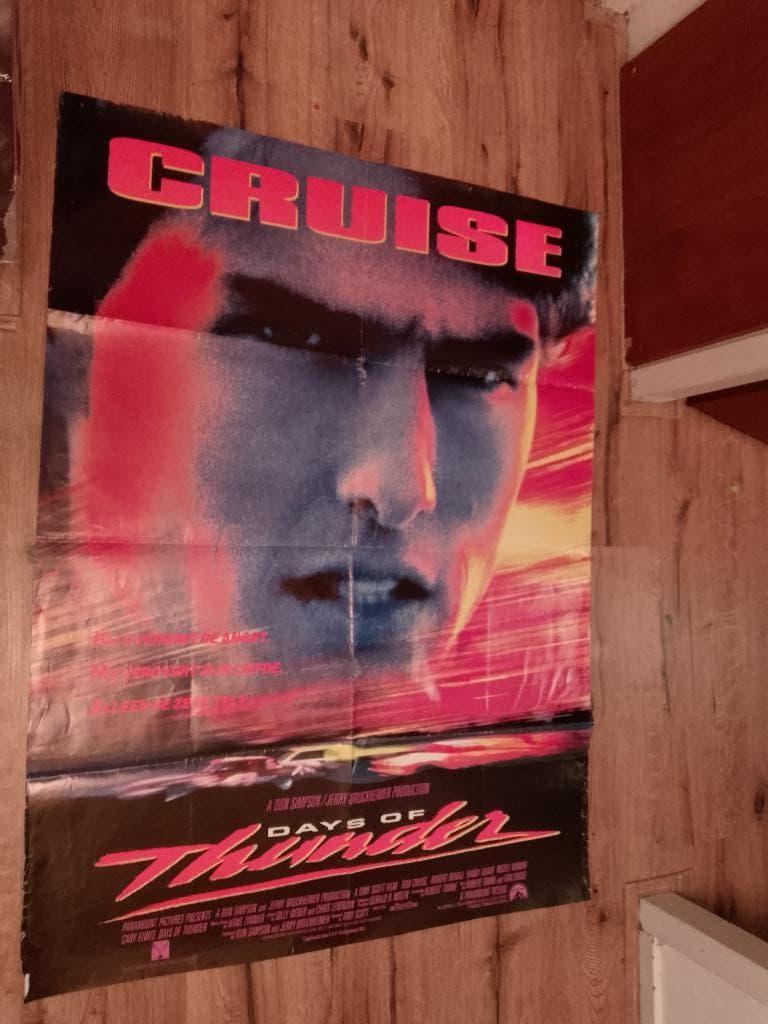 Originele Nederlandse Poster Days of Thunder 1990 A0 Formaat, Deurposter of groter, Ophalen of Verzenden, Film en Tv, Rechthoekig Staand