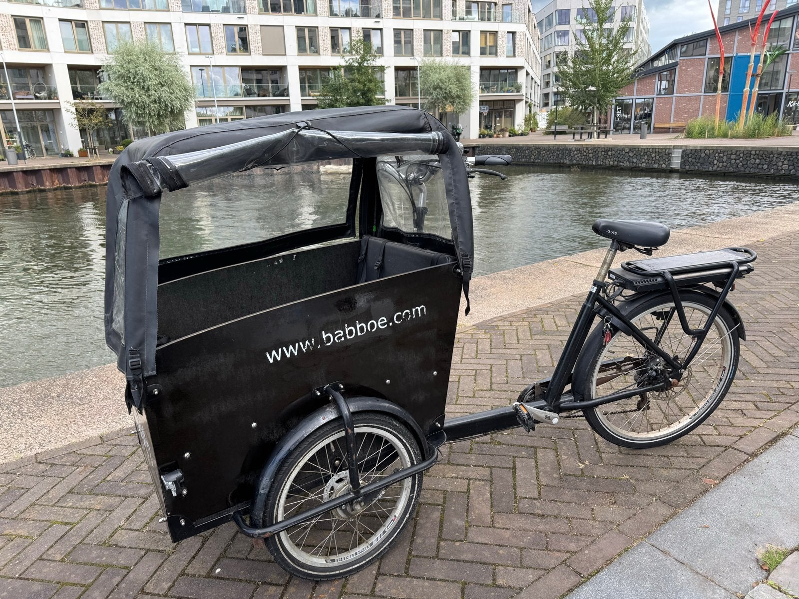 Elektrische Babboe Big Bakfiets - Nieuwste Model, Overige merken, Ophalen of Verzenden, Zo goed als nieuw, 55 tot 59 cm