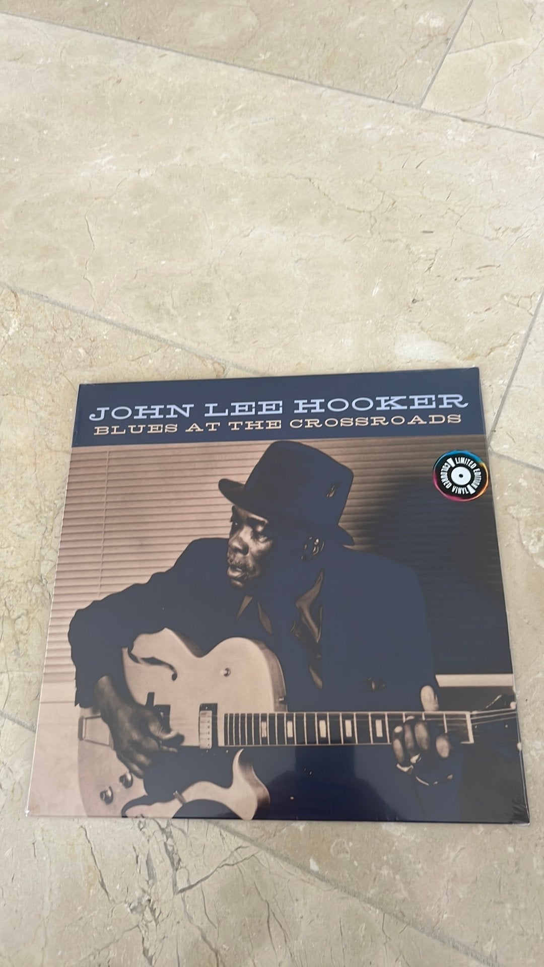 LP john Lee Hooker  / blues at the cross at the crossroads, Cd's en Dvd's, Vinyl | Jazz en Blues, LP, Geseald, Ophalen of Verzenden