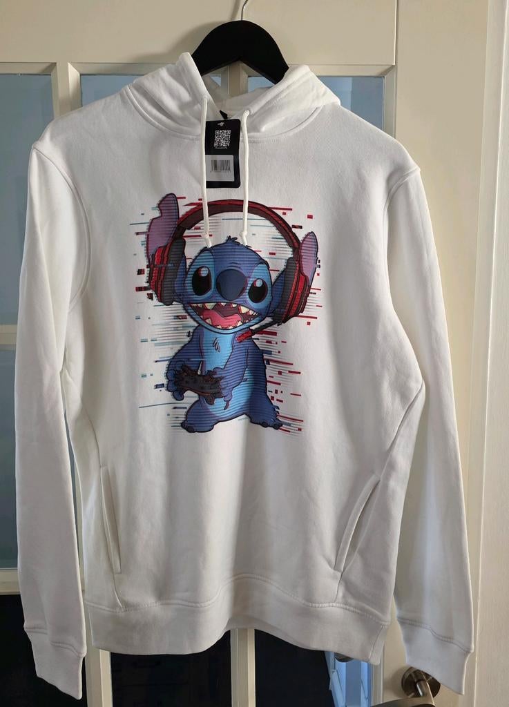 NIEUW! Mooi Disney trui (hoodie) van Stitch (Lilo & Stitch), Ophalen of Verzenden, Nieuw, Maat 48/50 (M), Wit