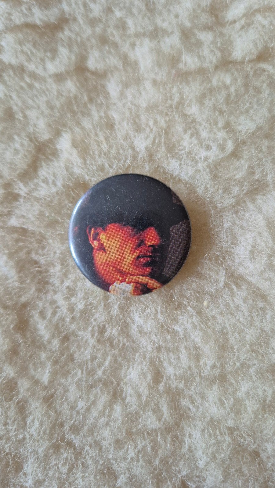 Bono U2 button vintage, Ophalen of Verzenden, Gebruikt, Overige onderwerpen, Button