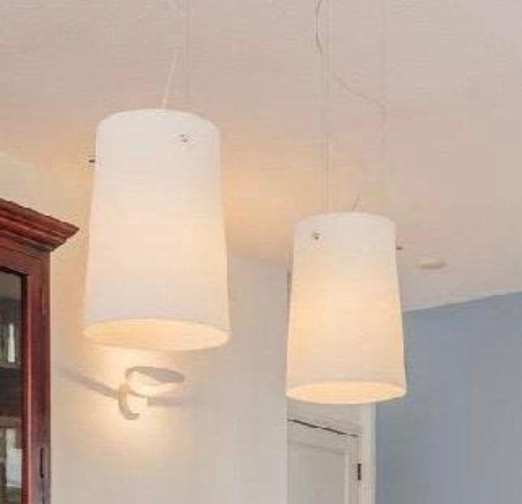 Pandrina Sera S11 hanglamp, set van twee., Ophalen, Glas, Overige merken, Wit