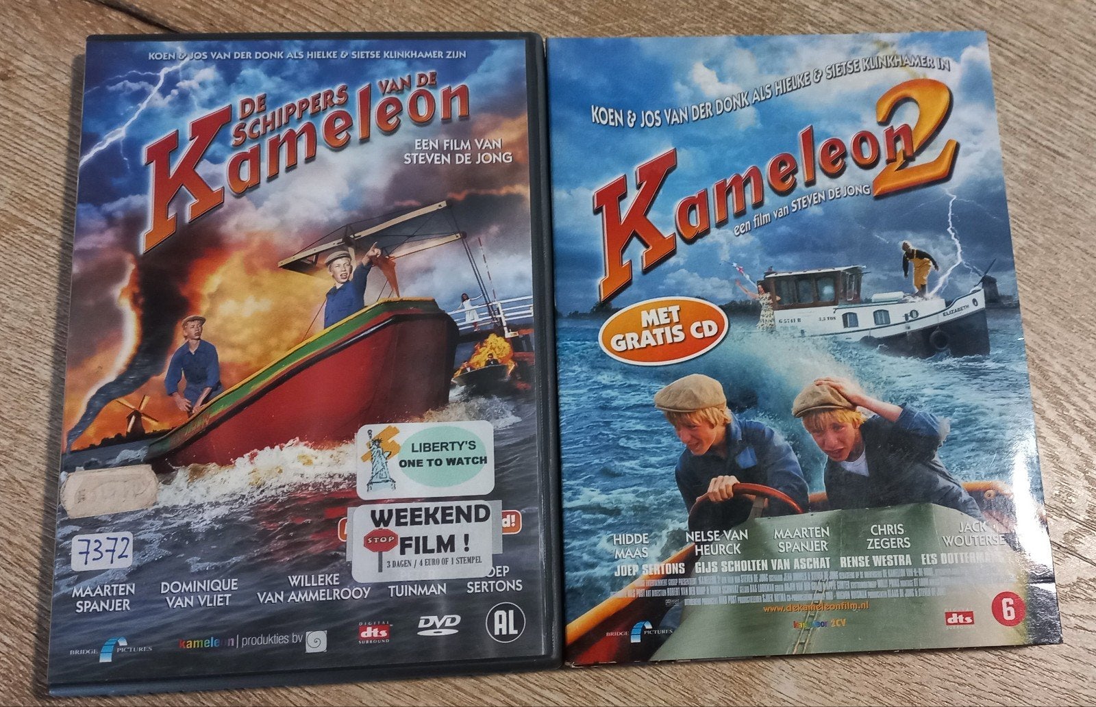 De Schippers van de Kameleon & Kameleon 2 DVD set, Nederlands, Vanaf 6 jaar, Actie en Avontuur, Inclusief doosje