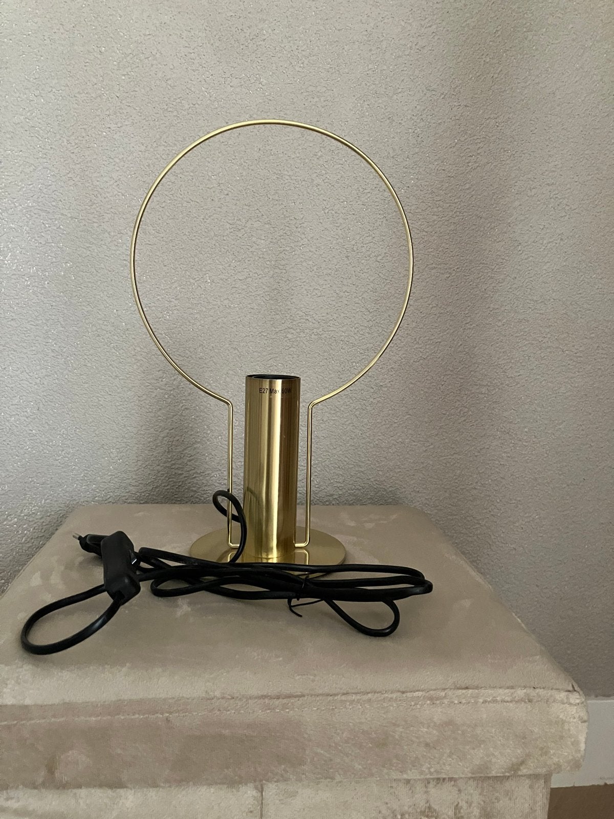 Nordlux Moderne Goudkleurige Tafellamp - 35cm Hoog, Huis en Inrichting, Lampen | Tafellampen, Met schakelaar, Gebruikt, Goud, 35 cm