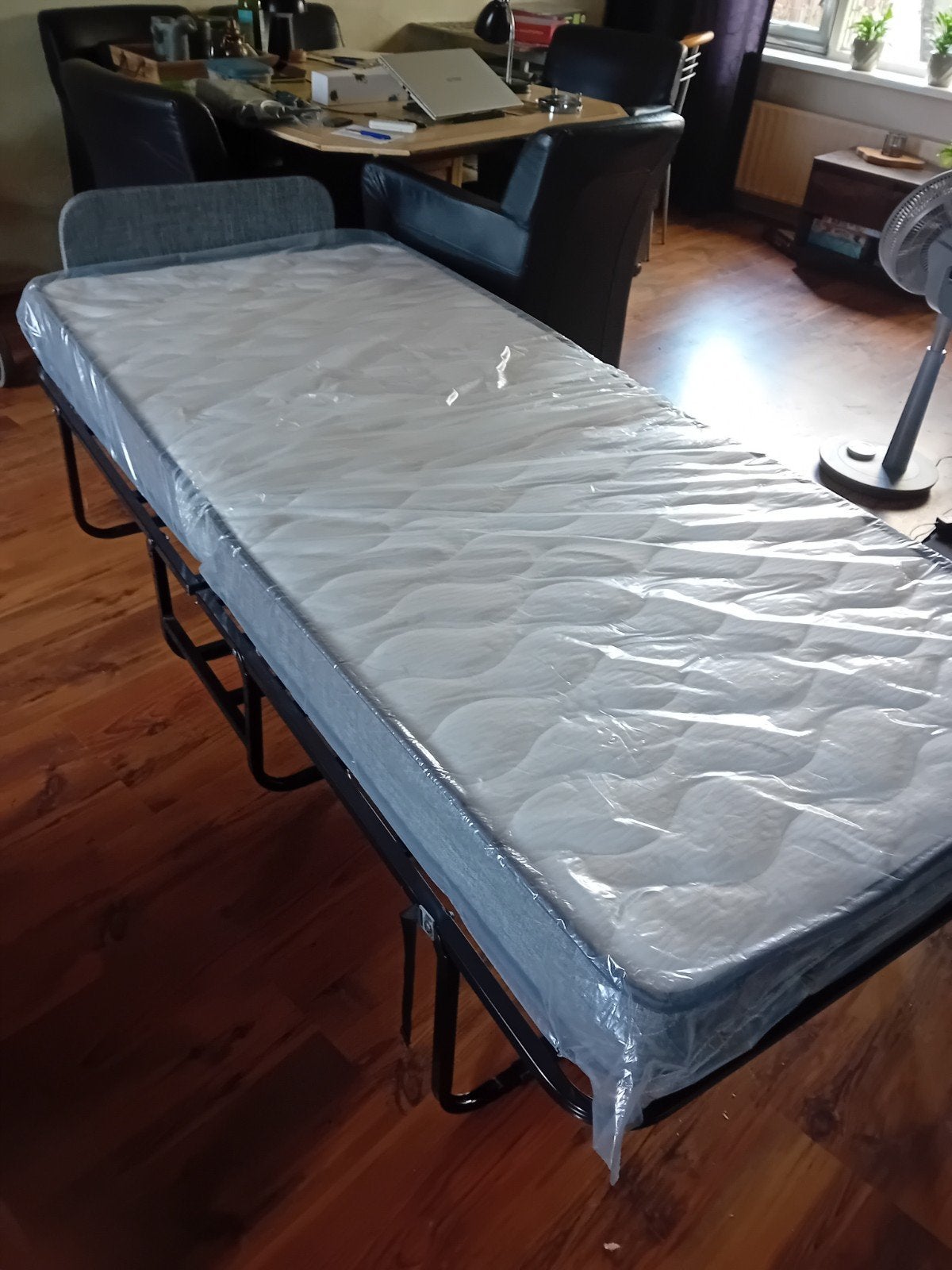Nieuw opklapbed Vito 90x200 - nooit gebruikt, Ophalen, 90 cm, Eenpersoons, Zwart