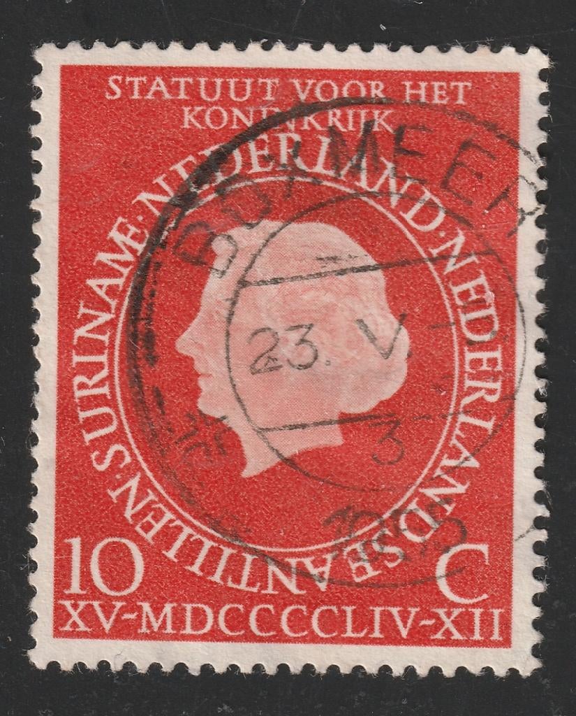 nvph 654 met kortebalkstempel Boxmeer 3 (10164), Postzegels en Munten, Ophalen of Verzenden, Na 1940, Gestempeld
