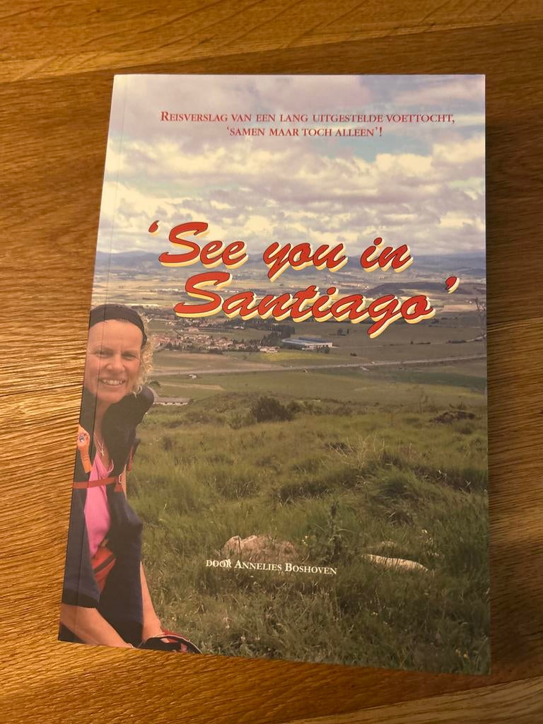 See you in Santiago - Annelies Boshoven, Boeken, Reisverhalen, Ophalen of Verzenden, Zo goed als nieuw, Europa