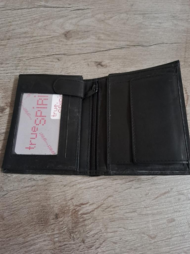 Heren Portemonnee - Zwart Leer, Zwart, Esprit, Nieuw, Ophalen of Verzenden