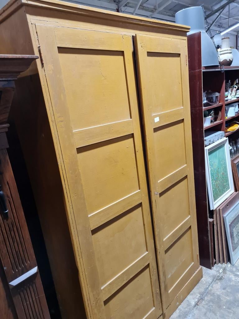 Grote Houten Kast met Deuren voor werkplaats, schuur, garage, Ophalen, 100 tot 150 cm, 200 cm of meer, Boeren