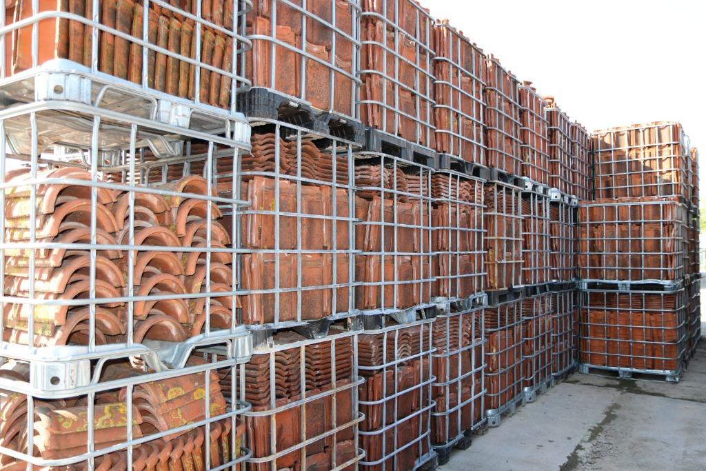 Gebruikte dakpannen vh verbeterde Hollandse en ovh rood., Doe-het-zelf en Verbouw, Dakpannen en Dakbedekking, Gebruikt, Dakpannen