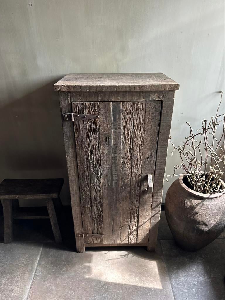 Eendeurskast Driftwood 1,20 hoog, Ophalen of Verzenden, Nieuw