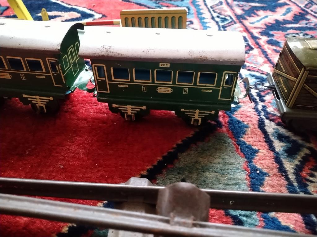 Oude trein spullen