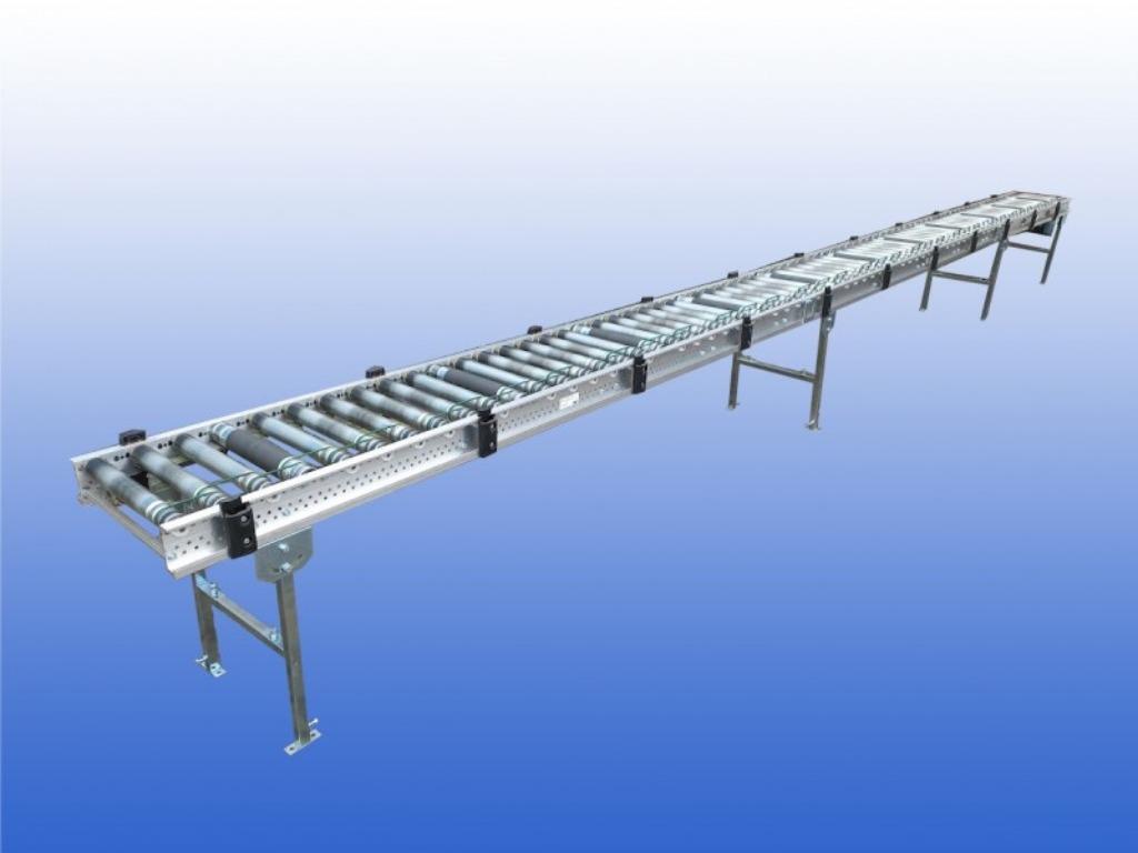 Aangedreven rollenbanen conveyors transportbanden 7 x 17 m., Ophalen of Verzenden