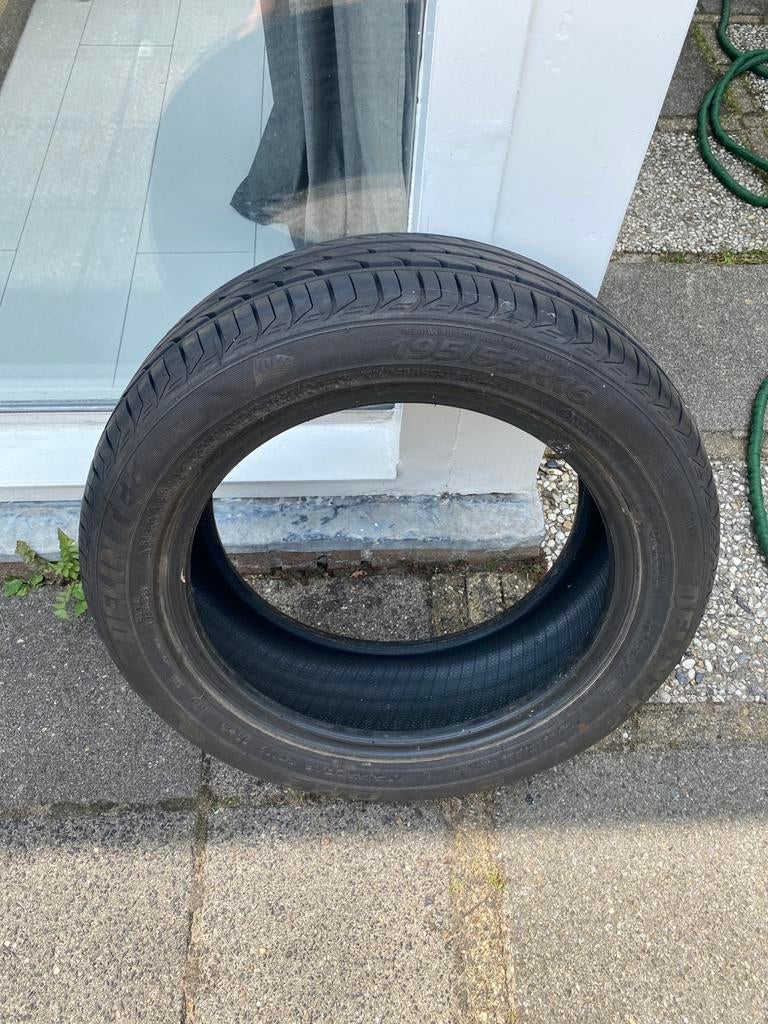 4 autobanden 195/55R16, Ophalen, 16 inch, Band(en), 195 mm