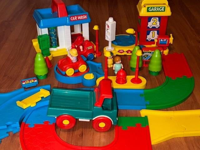 Playskool speelset, Kinderen en Baby's, Speelgoed | Babyspeelgoed, Ophalen of Verzenden, Zo goed als nieuw, Overige typen, Met wieltjes