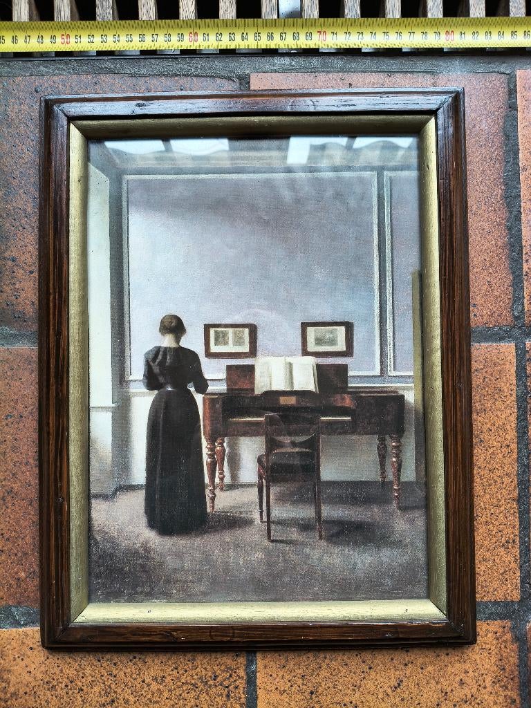poster (?) Interior - Vilhelm Hammershøi, Ophalen, Minder dan 50 cm, Foto of Poster, Minder dan 50 cm