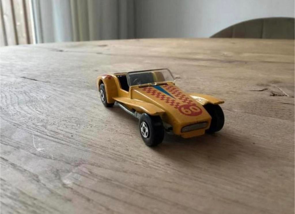 Matchbox Lotus Super Seven nr. 60 (1971) – Lesney – 1:64, Ophalen of Verzenden, Zo goed als nieuw, Auto