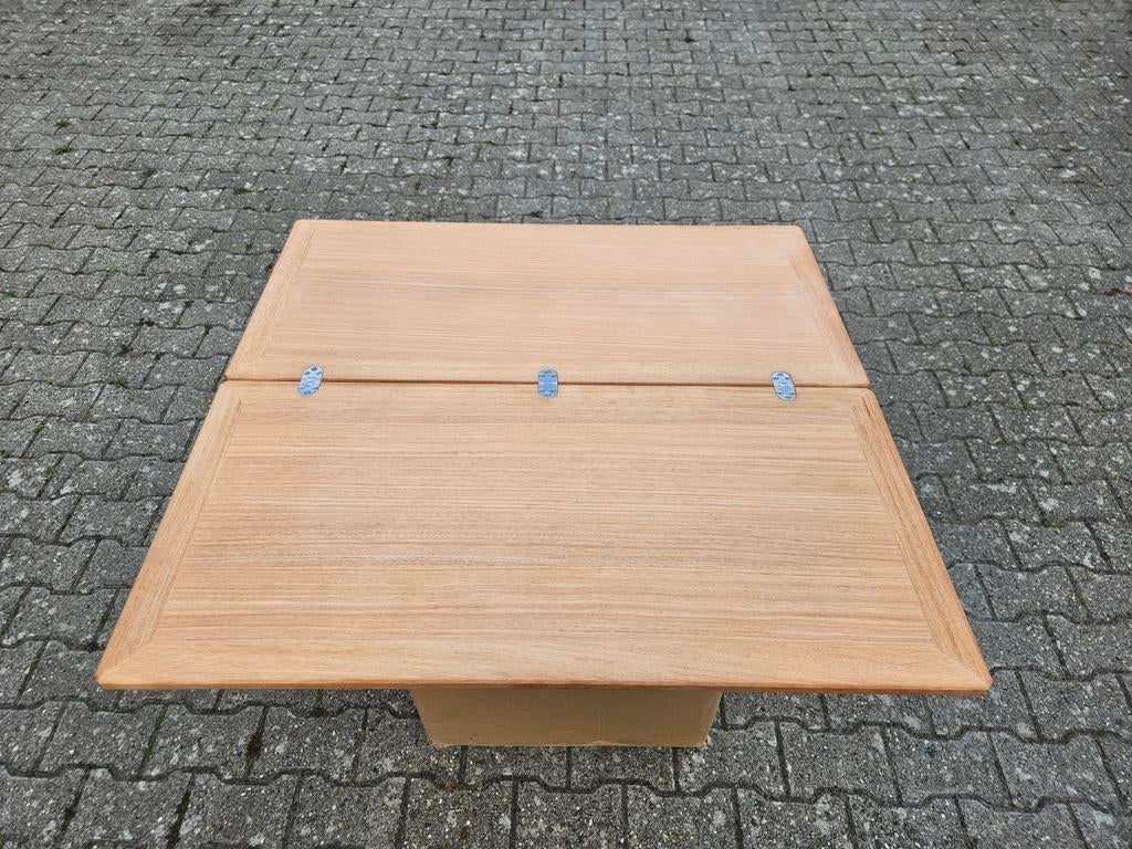 Nieuwe houten kuiptafel, 94 / 47 x 99 cm dubbel scharnierend, Ophalen, Nieuw, Motor en Techniek, Zeilboot of Motorboot