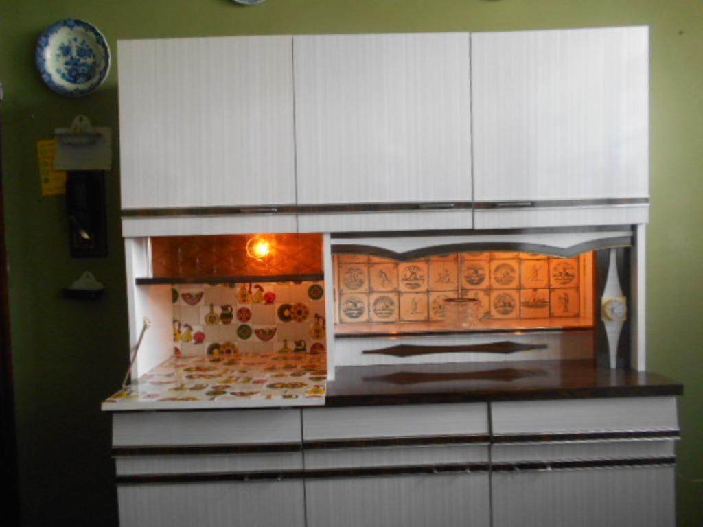 KEUKEN BUFFET JAREN 60 FORMICA JAREN 60 DETAILS, Ophalen, Gebruikt