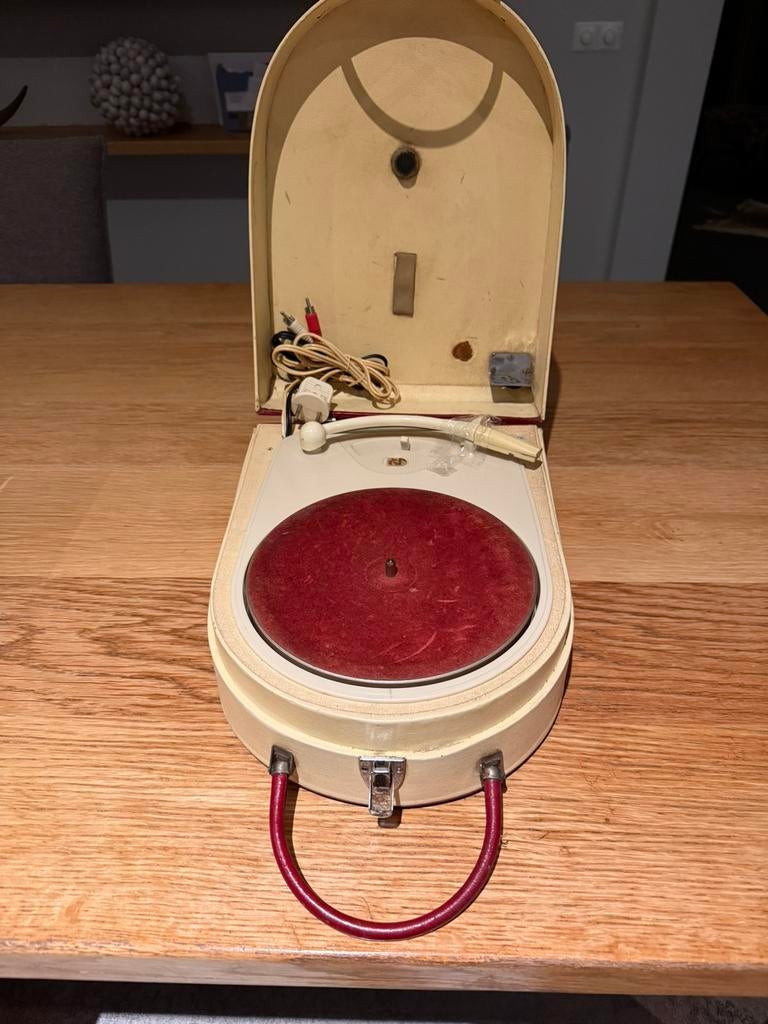 NOSTALGISCH VINTAGE PHILIPS PLATENSPELER/OP RADIO/VERSTERKER, Ophalen of Verzenden, Gebruikt, Philips