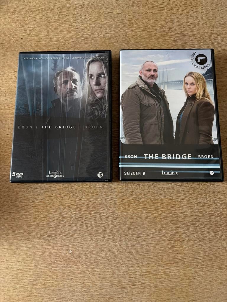 The Bridge (Bron/Broen) Seizoen 1 & 2 DVD Boxset, Gebruikt, Vanaf 16 jaar, Boxset, Ophalen of Verzenden