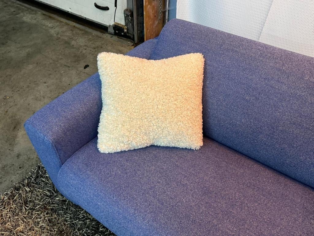 Artifort c691 model 3-zitsbank wol blauw, Tweepersoons, 75 tot 100 cm, Ophalen of Verzenden, Zo goed als nieuw