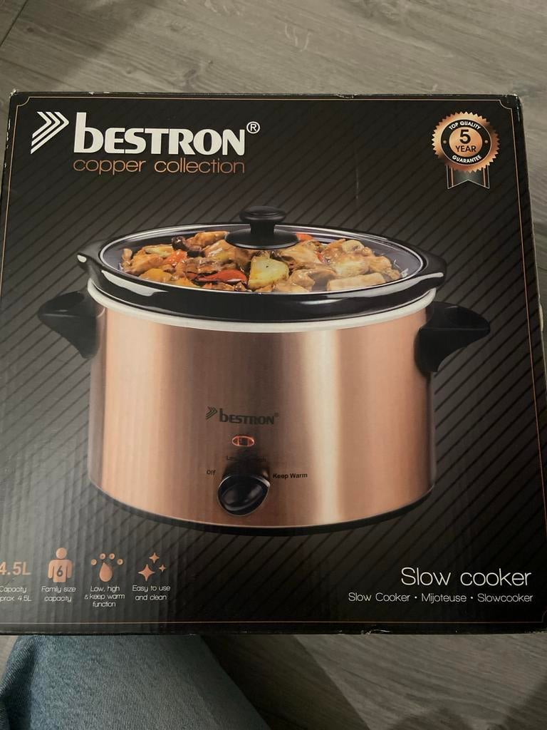 Nieuwe Slow Cooker - Ideaal voor heerlijke maaltijden!, Witgoed en Apparatuur, Slowcookers, Ophalen of Verzenden, Timer, Nieuw