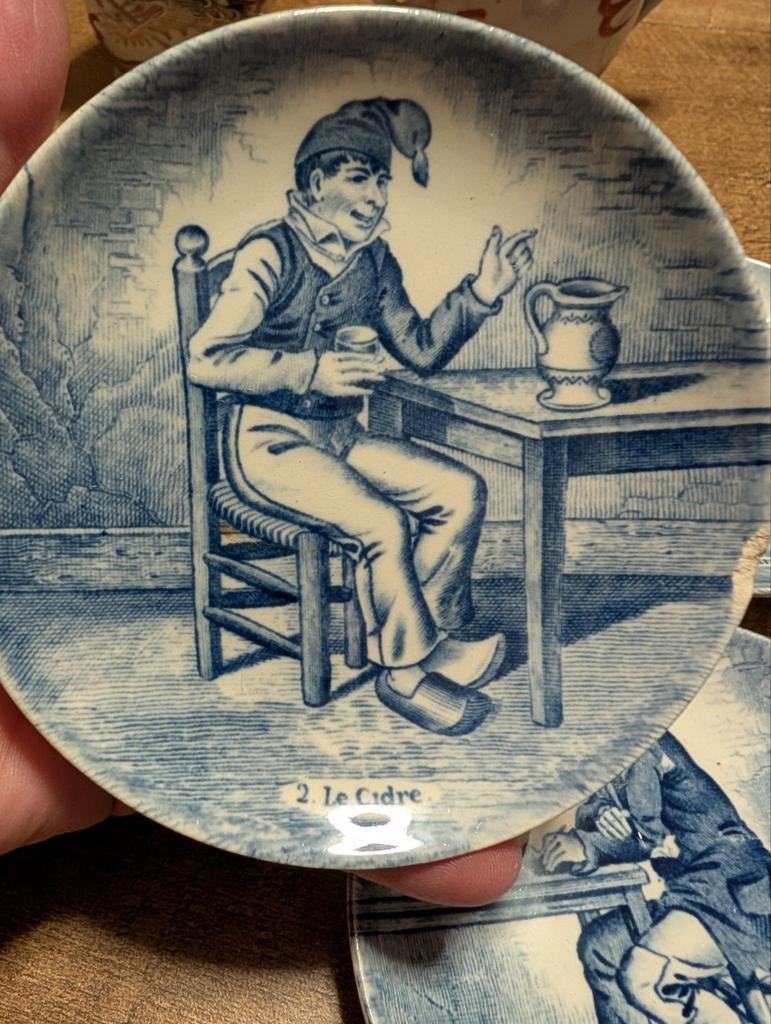 Kleine soort Delfs boterbordjes, Antiek en Kunst, Antiek | Keramiek en Aardewerk, Ophalen